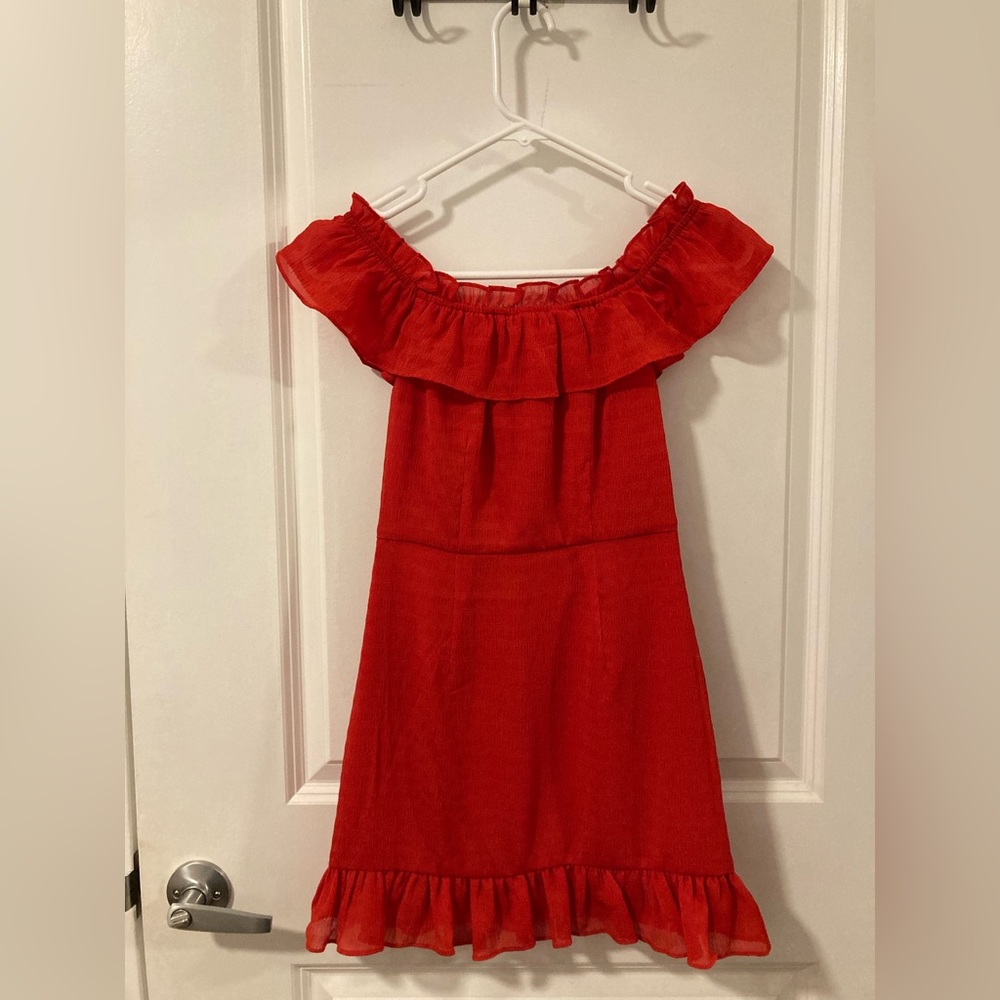 Superdown perite red summer dress! (From Revolve)